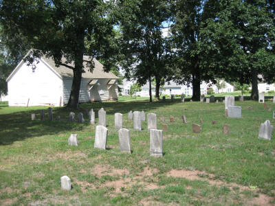 Harley family burial grounds at Klein Meeting House. 